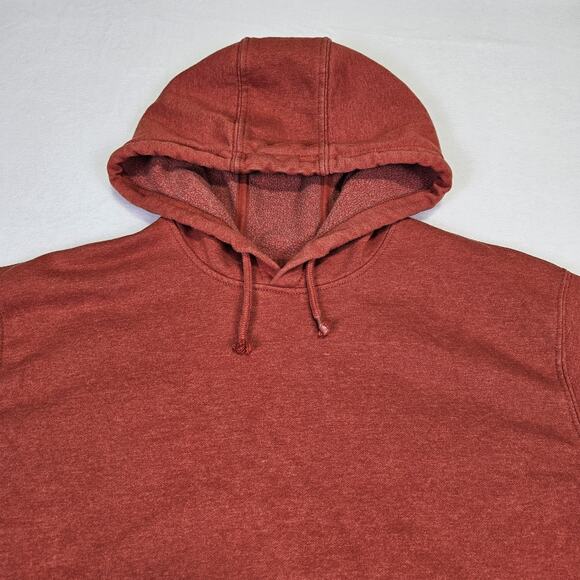 Carhartt Men Loose Fit Midweight Logo Sleeve Graphic Hoodie XL Tall Workwear Red - Picture 5 of 15
